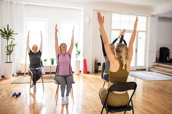 On Site:  Chair Yoga for Cancer Survivors